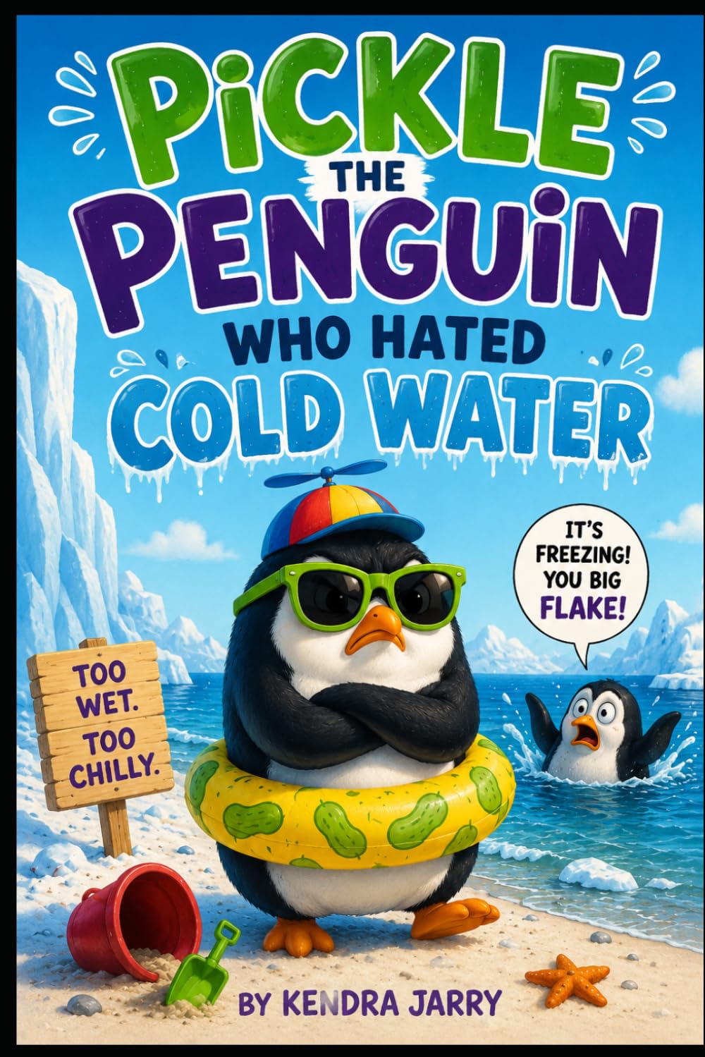 Pickle The penguin Who Hates Cold Water