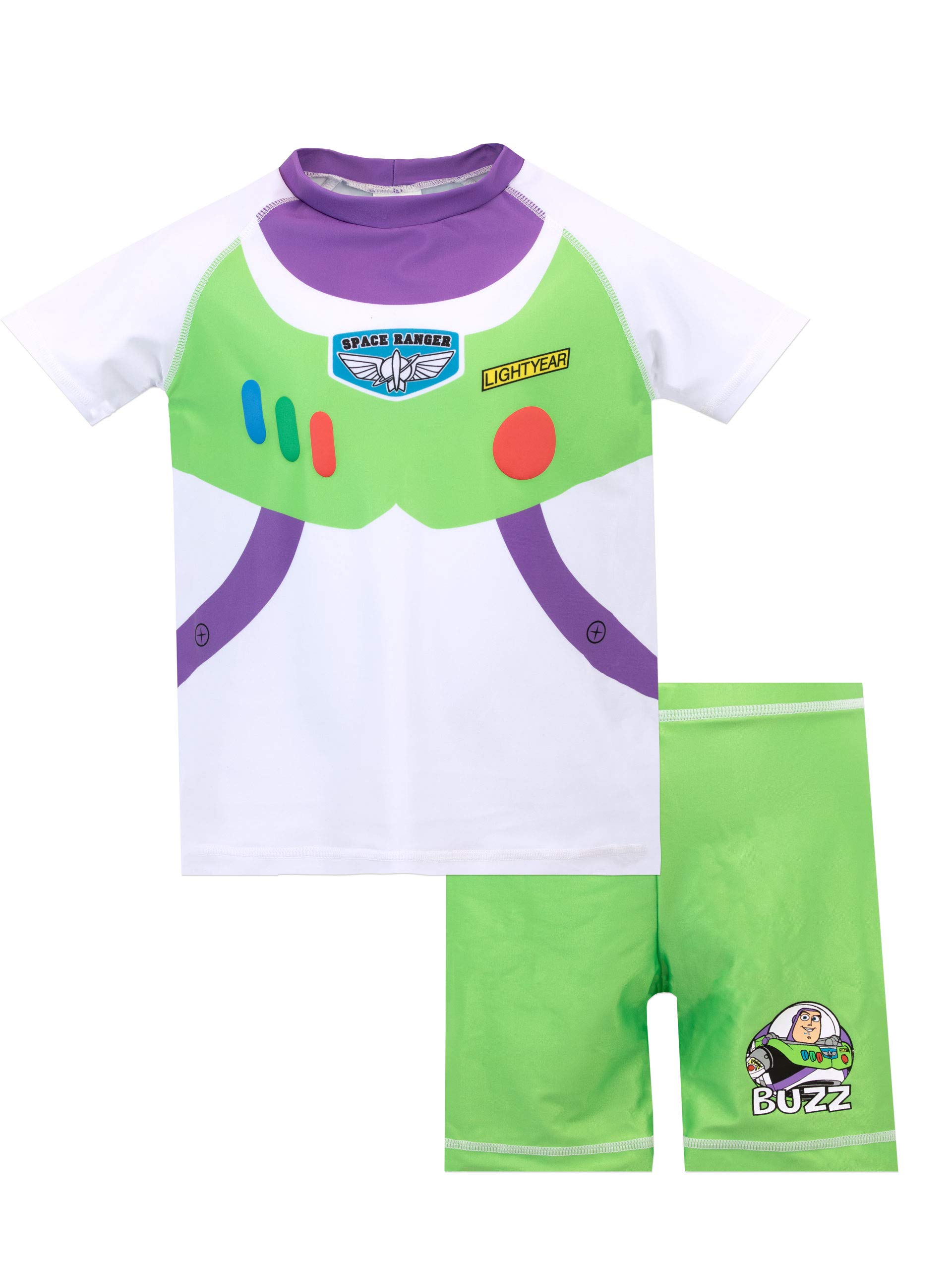 Disney Bañador de Dos Piezas para niño Toy Story Buzz Lightyear