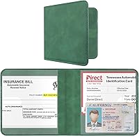 Vista 20 de CoBak - Estuche para registro y seguro del auto, organizador para la guantera o compartimento del auto o camión, ideal para documentos esenciales