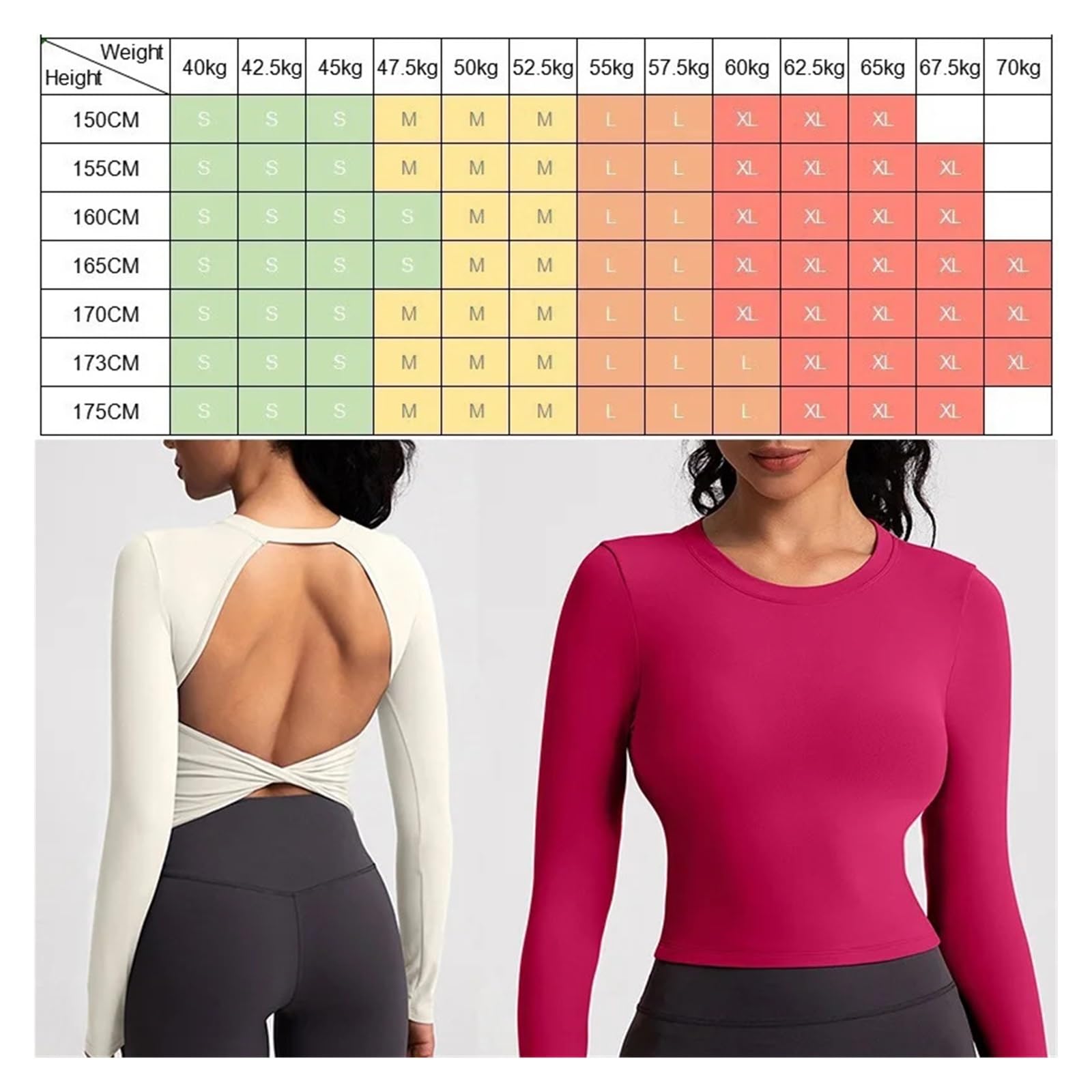 Top yoga a maniche lunghe donna Camicie da yoga nere con retro bellezza | Camicetta a maniche lunghe da donna Taglie forti Sport Palestra Fitness Top