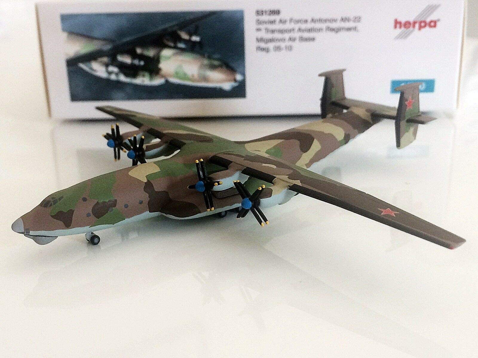 Amazon | Herpa Wings 1/500 完成品 ソ連 Soviet Air Force Antonov AN