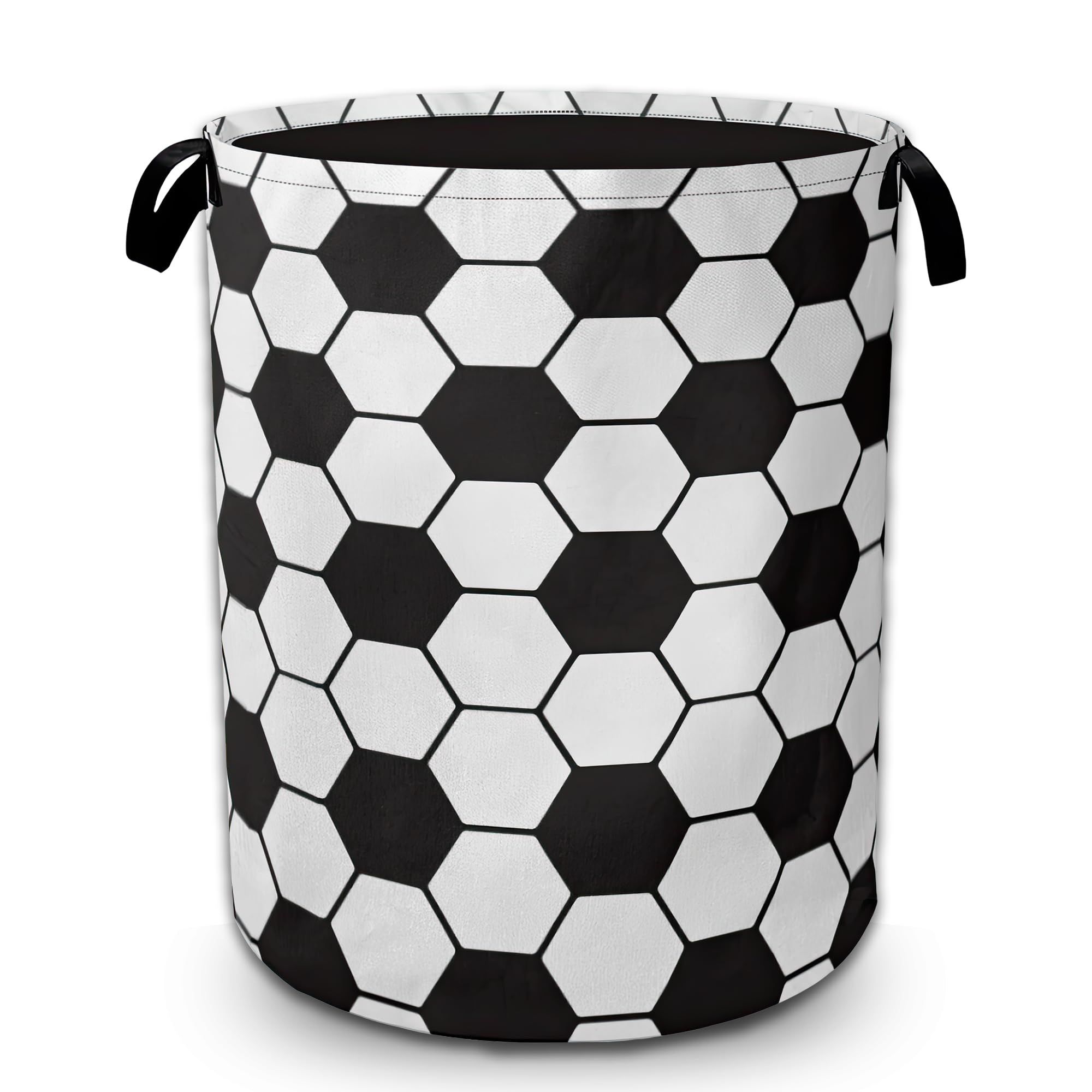 Soccer Laundry Hamper Kids Laundry Basket Collapsible Organizer Basket for Boys Room Storage Bin Toy Bins Gift Baskets Bedroom Clothes Nursery Hamper