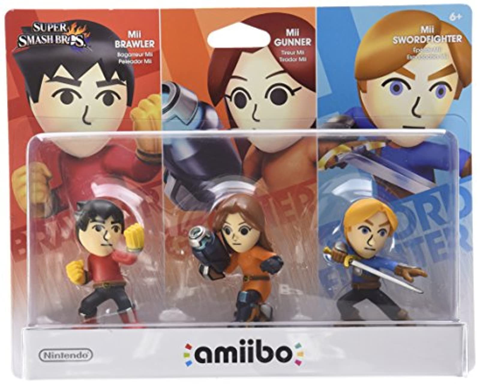 Amazon.com: Mii 3-pack - Brawler, Gunner, Swordfighter
