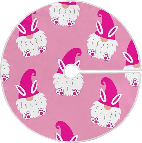 Miniatura 7 de Faldón de árbol para el día de San Valentín, rosa, romántico, para el día de la madre, para árbol de Navidad, 36 pulgadas, tapete de soporte para el