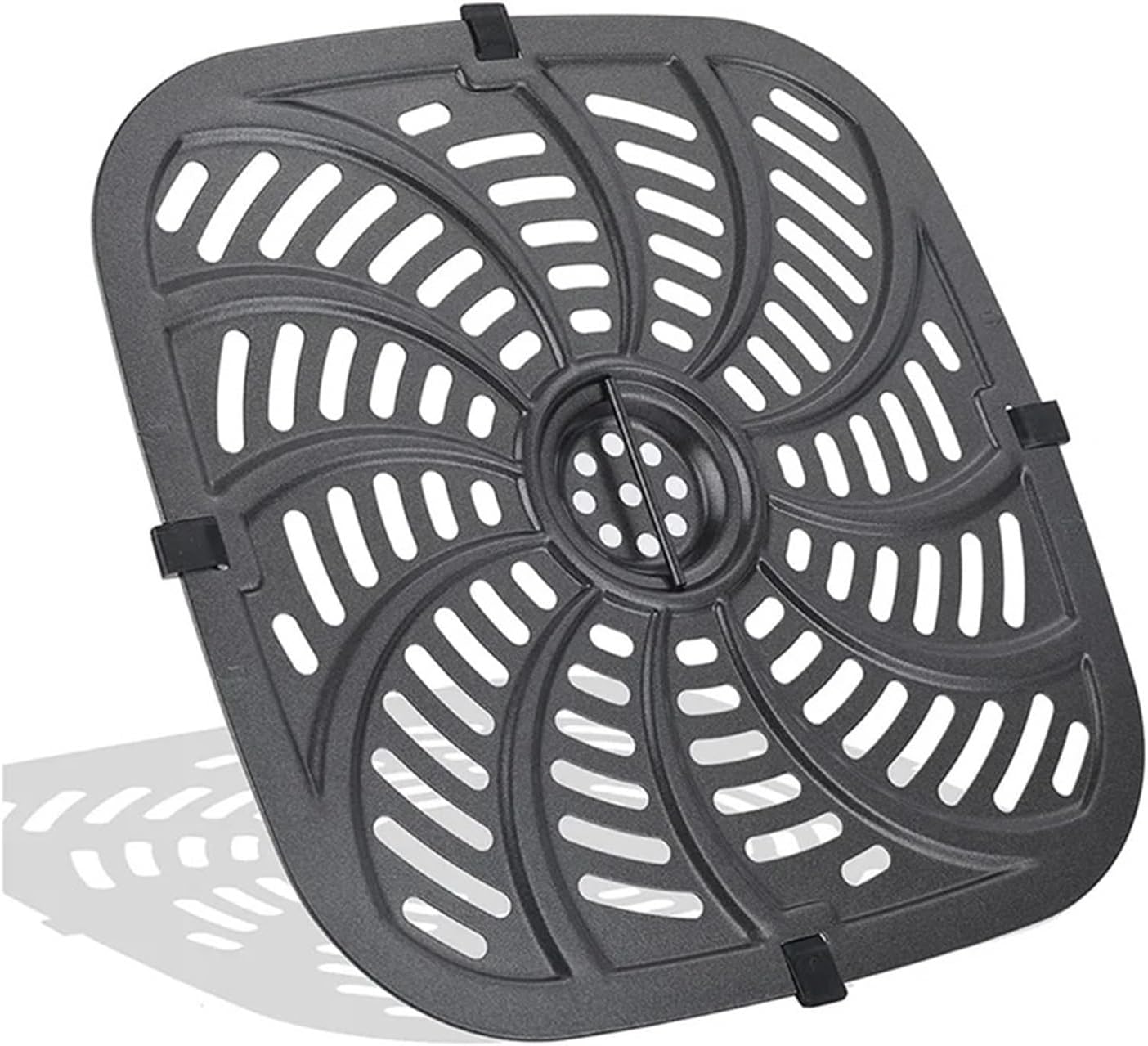 Air Fryer Replacement Grill Pan, Air Fryer Accessories,Compatible For Chefman,RJ38-SQSS-8T-D, 8QT Nonstick Removable Grill Pan