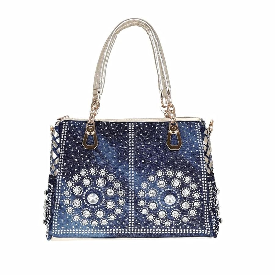 【EMIS】RHINESTONE HOBO BAG★25HS Moon' hobo bag with rhinestones Woman, Brown | TWINSET Milano