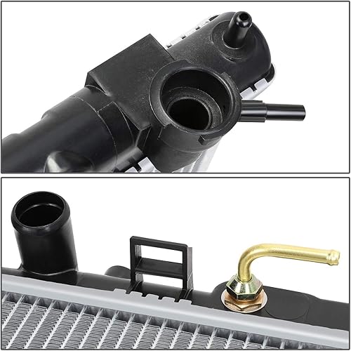 Miniatura 9 de DNA Motoring OEM-RA-2215 Radiador de núcleo de aluminio completo estilo OE compatible con 98-04 FrontierXterra AT, 27-116 pulgadas de ancho x 17-12