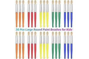 Anezus Round Paint Brushes for Pumpkins