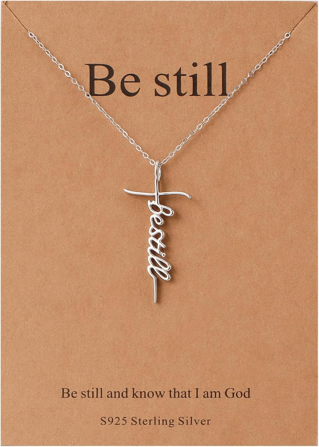 Lcherry Faith Cross Pendant Necklace for Women Religious Christian Jewelry Mother's Day Gifts for Women