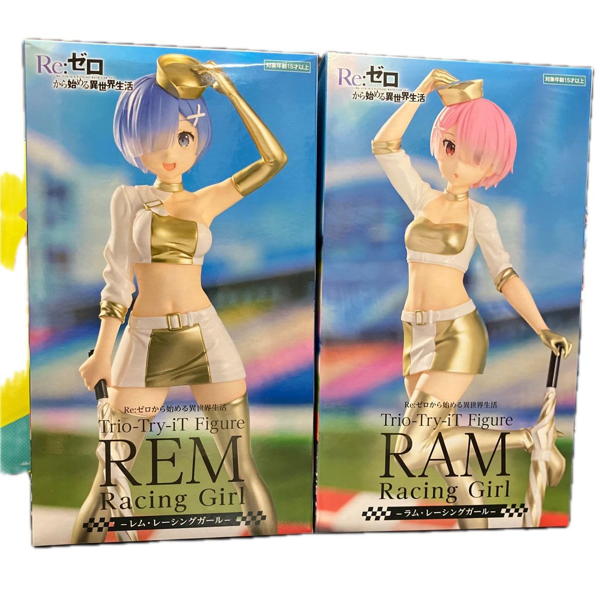 Trio－Try－iT Figure ラム・レーシングガール　11点 Amazon.co.jp: Re ゼロ リゼロ Trio－Try－iT Figure レム ラム