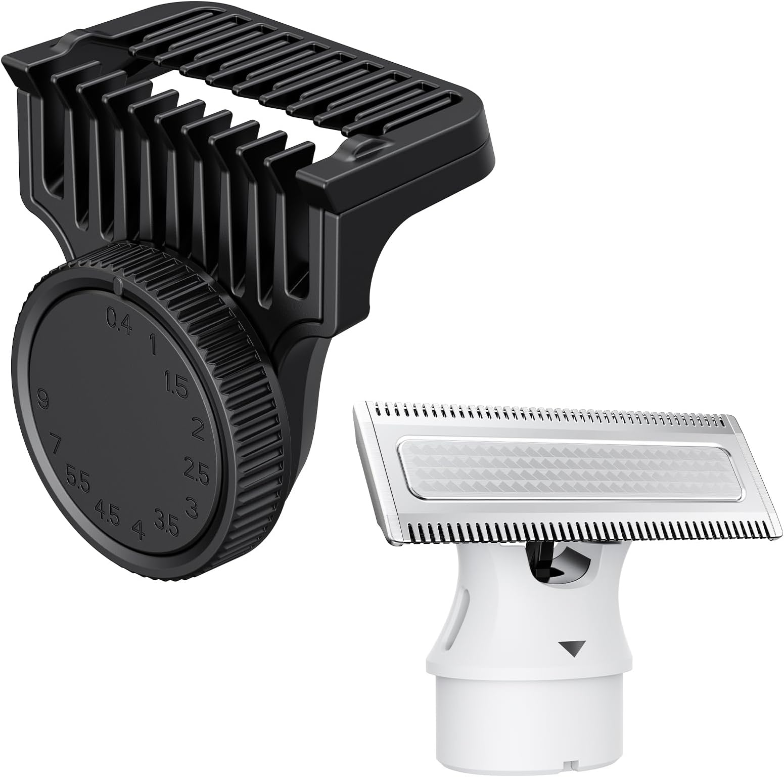 Magnetic Replacement Blades and 12 in 1 Adjustable Comb, Genuine Replacement Accessories for H1 & H3 Electric Shaver and Trimmer