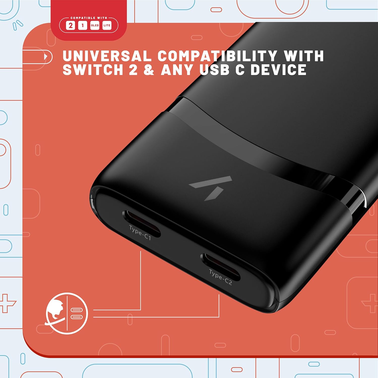 Stealth Power Supply Compatible with Switch 2