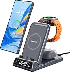 Charging Station for Samsung S26 Ultra, SwanScout 703S, Wireless Charger for Galaxy S26+/S25 Ultra/S25+/S25/S24 Ultra/S24+, Galaxy Watch 8/8 Classic/Ultra/7/6/5, Galaxy Buds 3 Pro/3 (No Adapter)