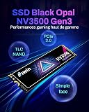 BIWIN Black Opal NV3500 M.2 SSD 1TB, PCIe Gen 3x4 NVMe 1.4 with HMB & SLC Cache, Read Speed Up to 3500 MB/s, Internal PC Solid State Drive for Laptop & Desktop - 2