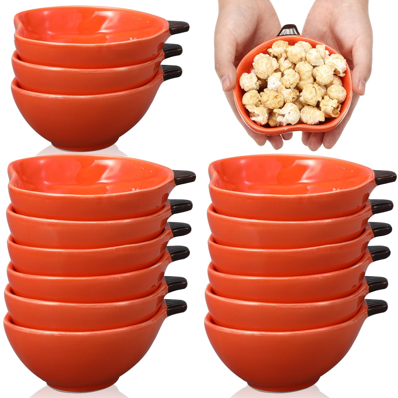 Fall Pumpkin Ramekins - 6 Pcs Oven Safe -12 Fall Pumpkin Ramekins - 6 Pcs Oven Safe -12