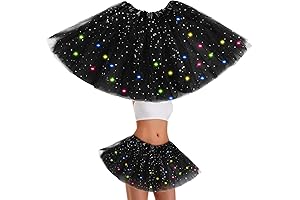 Women's LED Light-Up Tutu: Shine Bright on the Dance Floor