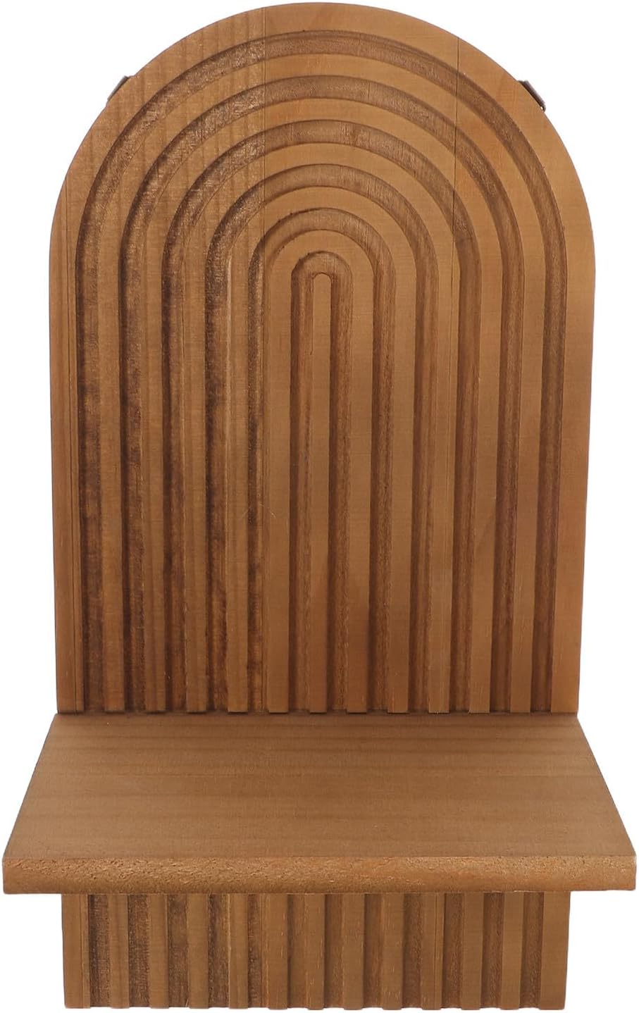 Boho Wall Shelf Wooden Candle Sconce for Bedroom Rustic Coffee Decor