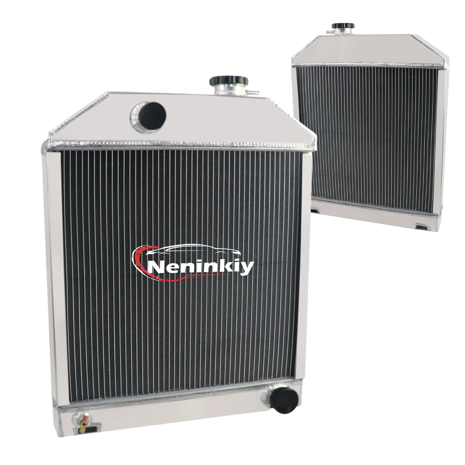 C7NN8005H 3 Row Tractor Radiator Compatible with Ford/New Holland 2600 3000 3400 3500 3600 2100 2120 2300 2310 2610 2810 2910 3610 3900 3910 4000 4100 4110 4140 4400 4600 4610 Aluminum Radiator