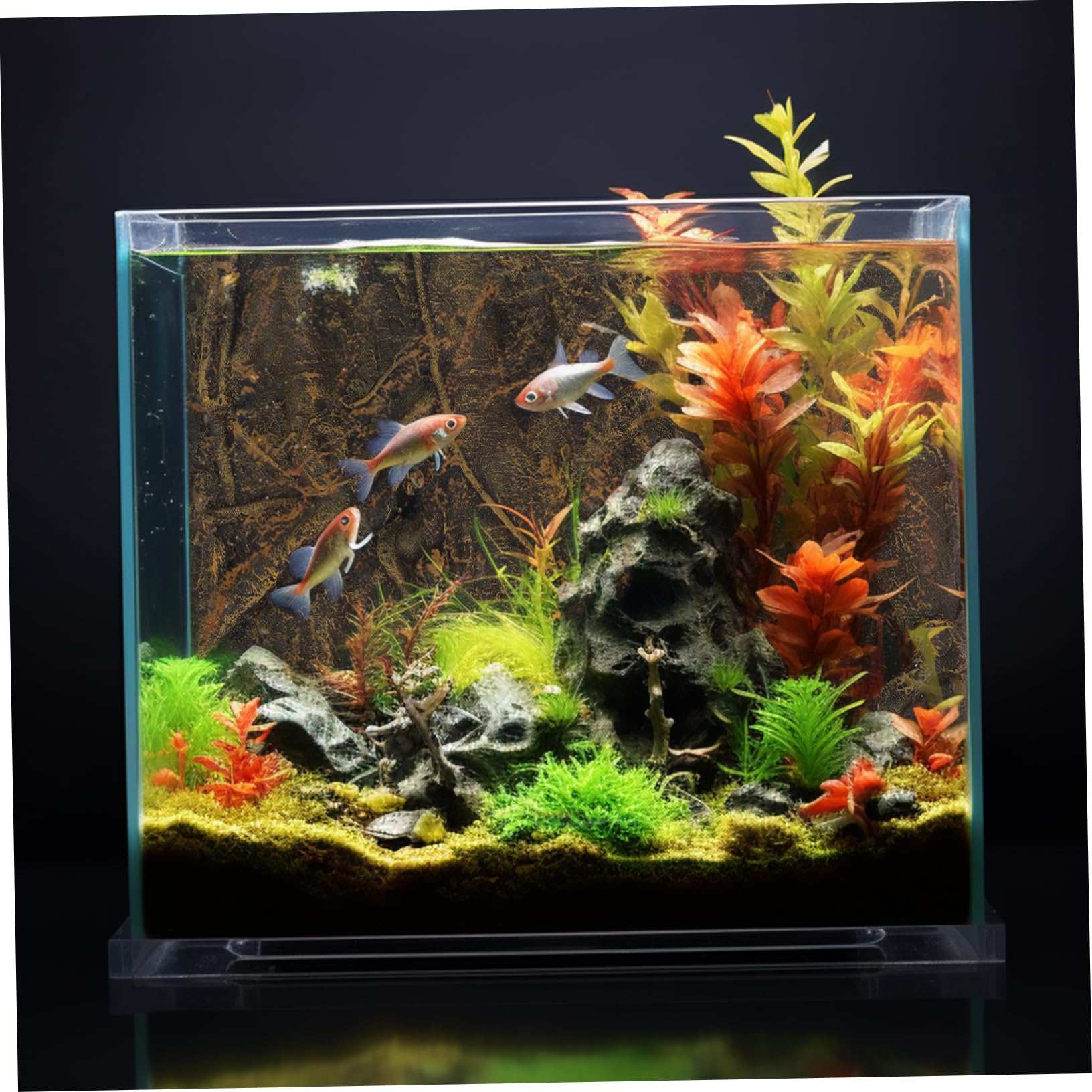 Tło Deska Do Akwarium 3D Tło Fish Tank Board Dekoracyjne 3D Akwarium Tło Deska Hydroponicznych Korzeń Drzewa Dekoracje Akwarium Płyta Gecko Półki Amfibia Płyta Piankowa