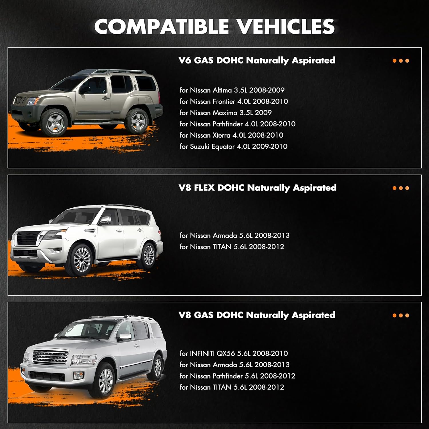 Upstream Oxygen Sensor for Infiniti QX56 2008-2010 for Nissan for Altima 2008-2010 for Armada 2008-2013 for Frontier 2008-2010 for Maxima 2009 for Pathfinder 2008-2012, 234-9038 O2 Sensor