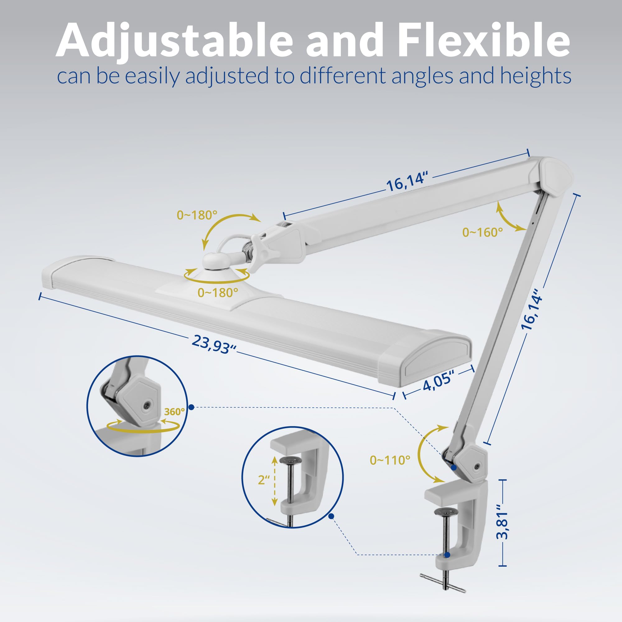 AzarPixel Ultra Bright 2300 Lumens Powerful Professional Eye Care