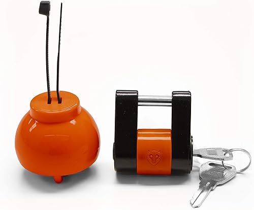 Miniatura 2 de RIGHTLINE Gear Cerradura de enganche antirrobo para remolque con bola acopladora, cerradura de bola de remolque para remolques sin enganche