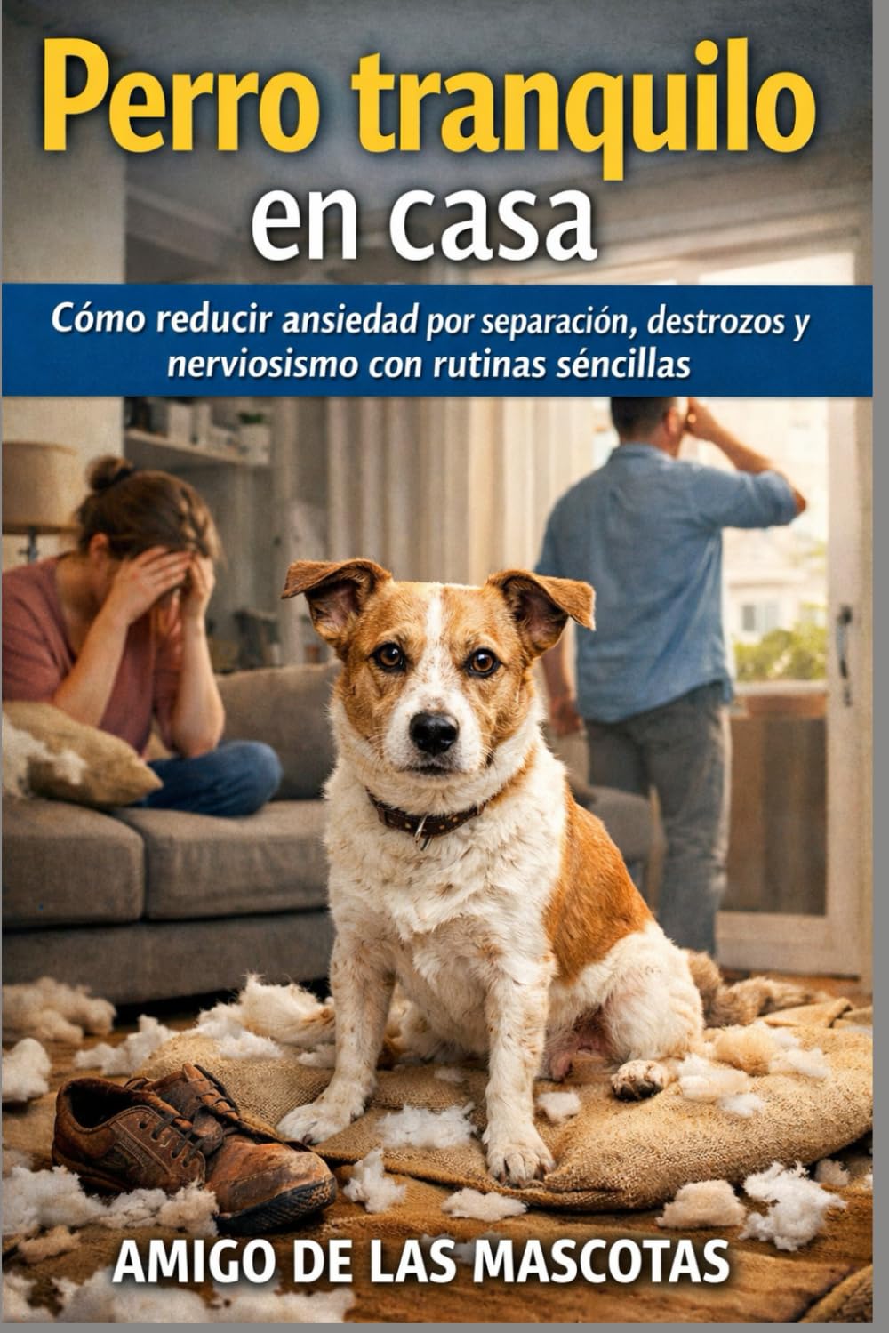 Perro tranquilo en casa: Cómo reducir ansiedad por separación, destrozos y nerviosismo con rutinas sencillas