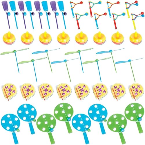 Amscan Recuerdos de fiesta, diversión y juegos, paquete de 48, surtido