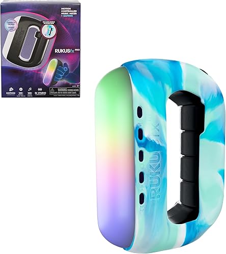 RUKUSfx PRO - Mezclador de música controlado por movimiento Plus para juegos con piel, luces y sonidos adicionales, juguetes para niños a partir de
