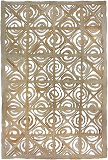 Amate Bark Paper from Mexico- Flowers Bayo 15.5x23 Inch Sheet