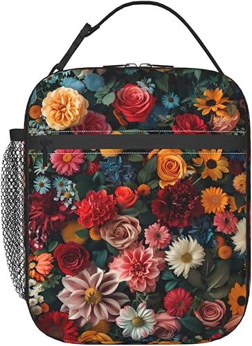 Miniatura 13 de Lonchera térmica para mujeres y hombres, lonchera con temática de tiburón, reutilizable, portátil, hielera, contenedor impermeable para almuerzo