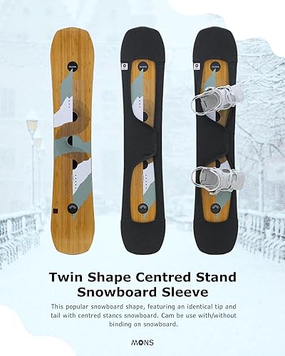 Miniatura 2 de MONS Funda de protección de snowboard suave con encuadernación abierta