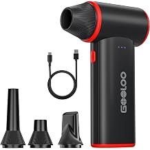 GOOLOO F3 Compressed Air Duster, 150000RPM Ultra-Power PC Air Duster
