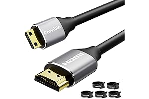HDMI to Mini HDMI Cable, Bi-Directional 2.0 Cord, 20 FT