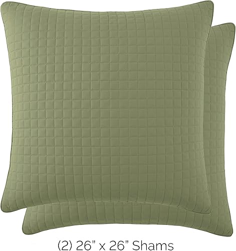 Vista 14 de Fundas Southshore Fine Linens Vilano Springs, para almohada, acolchadas, Microfibra, Pizarra, 20" x 36" 01 - Blanco brillante