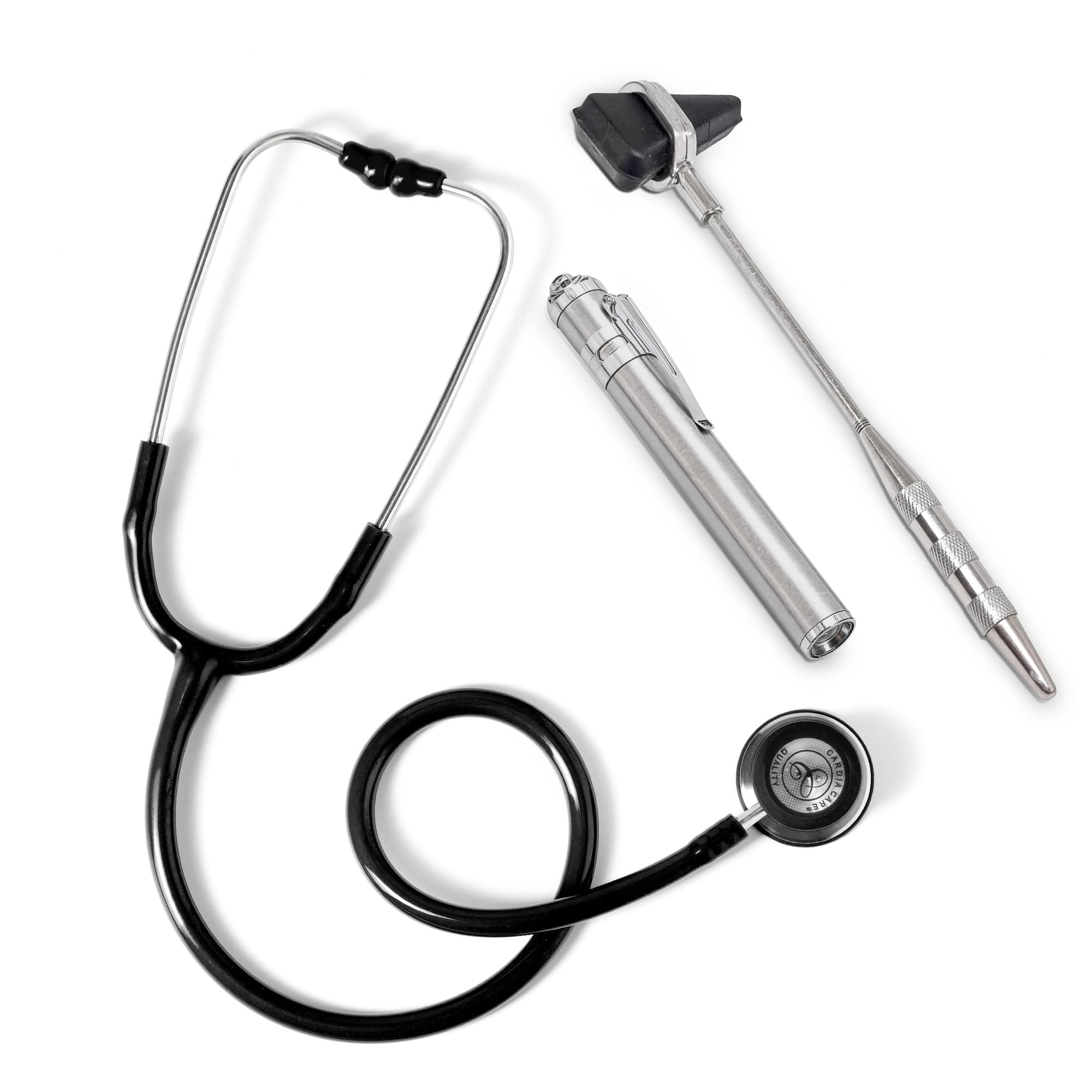 AVIS Medical Knee Hammer, Pen Torch, and Cardia Care Stethoscope Set - Complete Diagnostic Tool Kit for Doctors and Nurses Use, Neurological Examinations and Clinical Assessments (Pack of 3) (B0D5Y9JBYN) Amazon Price History, Amazon Price Tracker