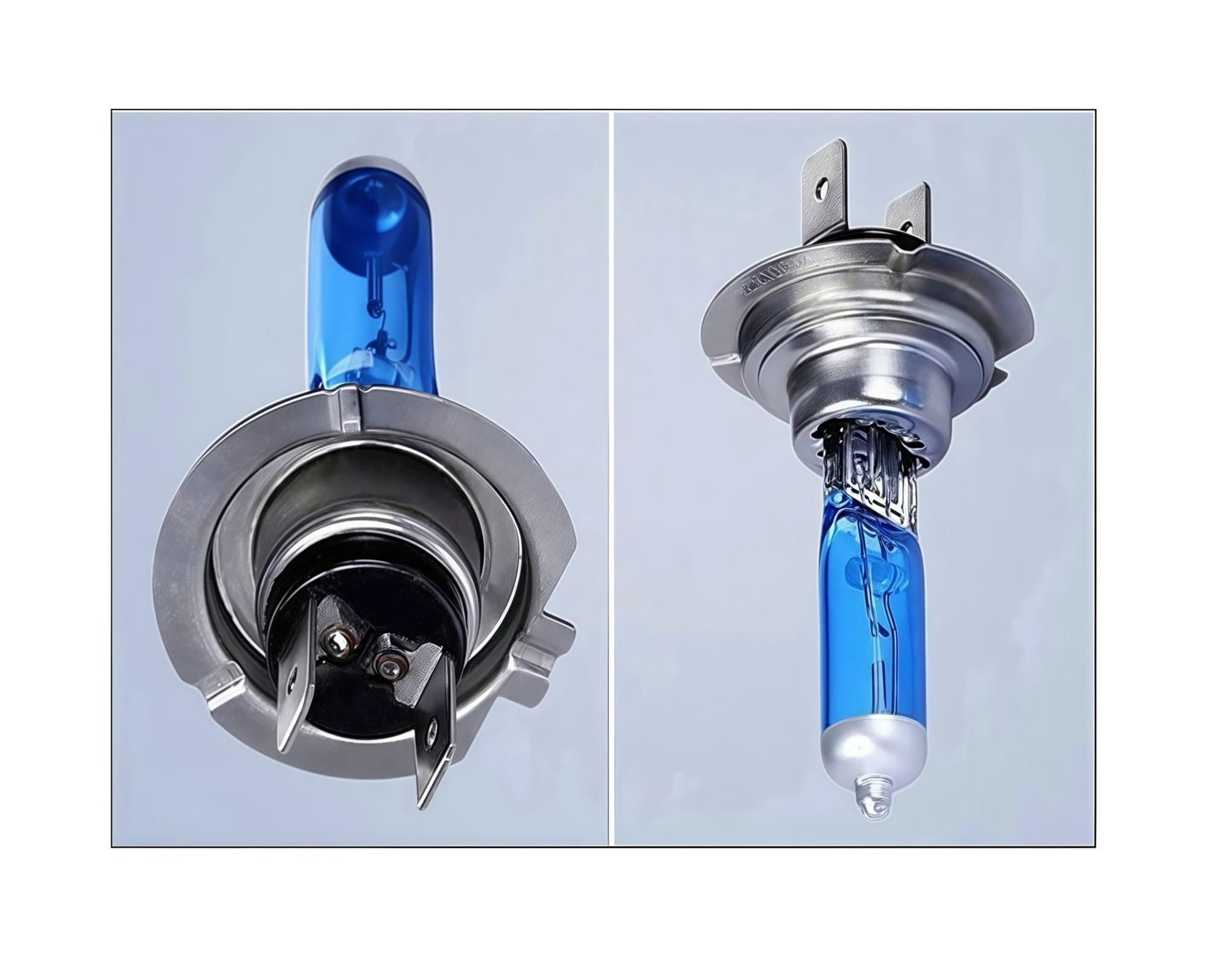 10 Uds 24V H7 100W 5000K Bombilla halógena Luces antiniebla súper Brillantes lámpara de Faro de Alta Potencia Fuente de Coche estacionamiento Blanco