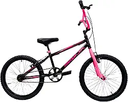 Bicicleta Infantil Aro 20 Freestyle BMX Quadro Reforçado Freios V-Brake
