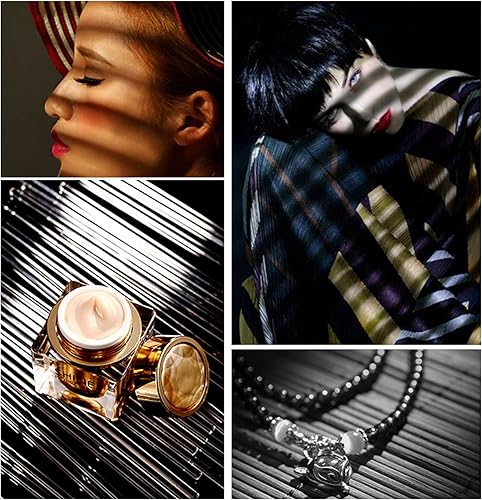 Miniatura 2 de Soonpho Bowens Mount Kit de Snoot cónico para flash Speedliteluz estroboscópicaluz LED de fotografía, 5 filtros de color y 15 tarjetas gráficas