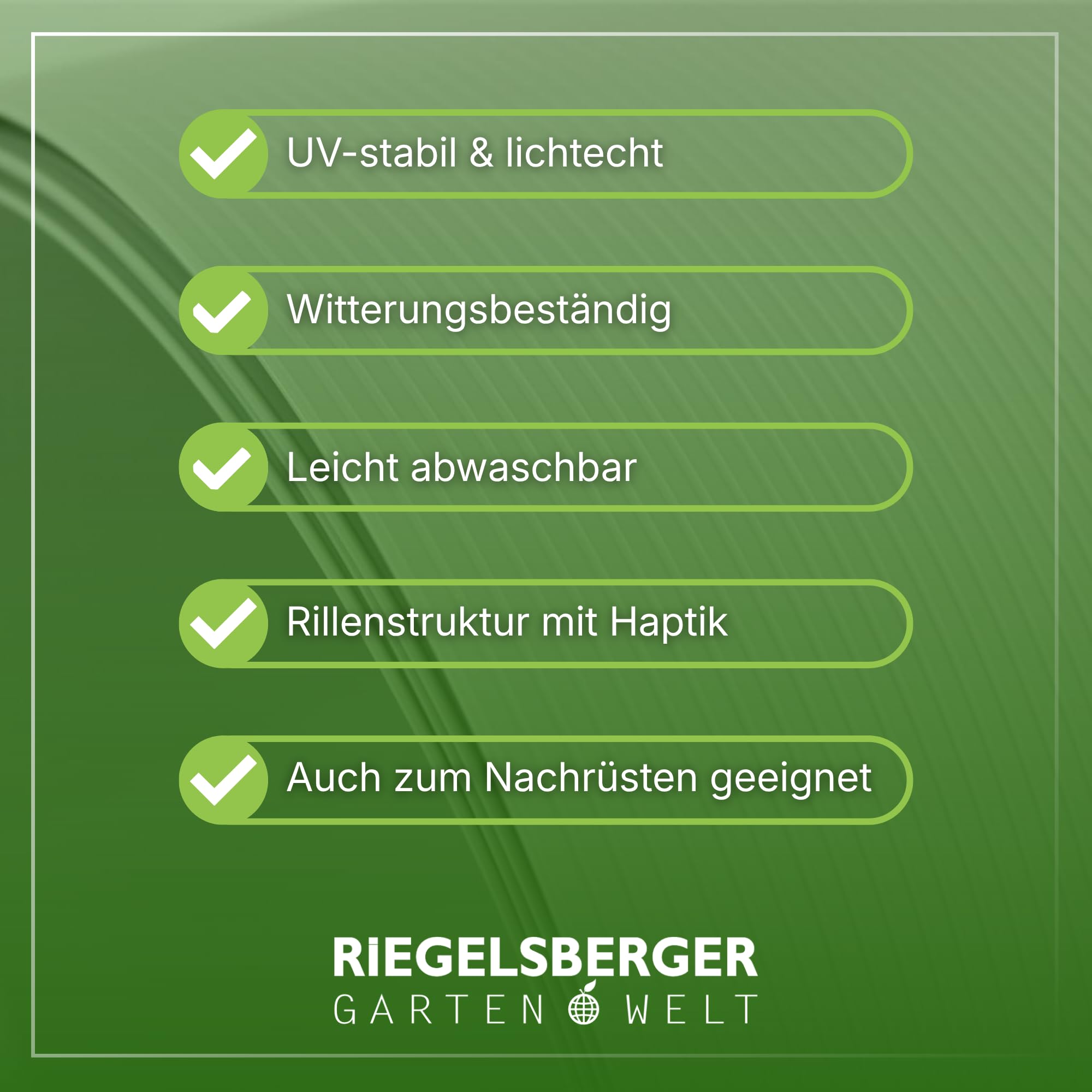 Gartenwelt Riegelsberger PP Sichtschutzstreifen Fenstergrau 10 Stück