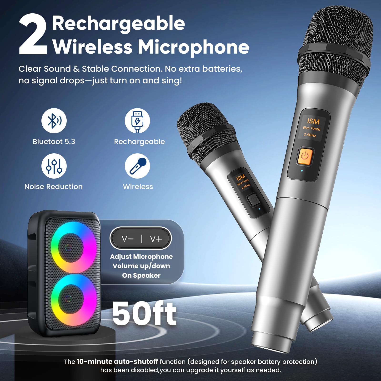 Amazon.com: Karaoke Machine for Adults Kids, Portable Bluetooth