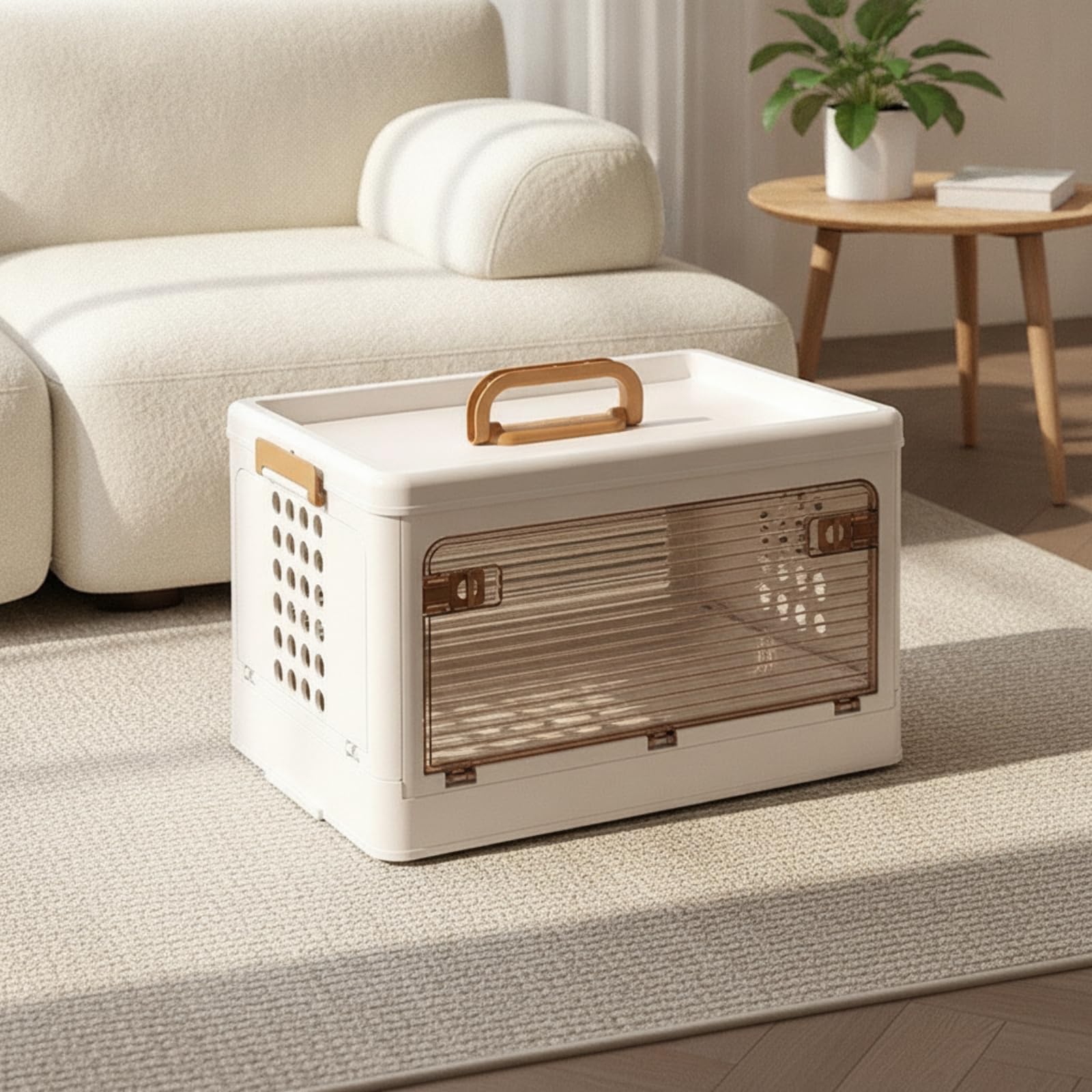 Kleintiertransportbox mit Belüftung