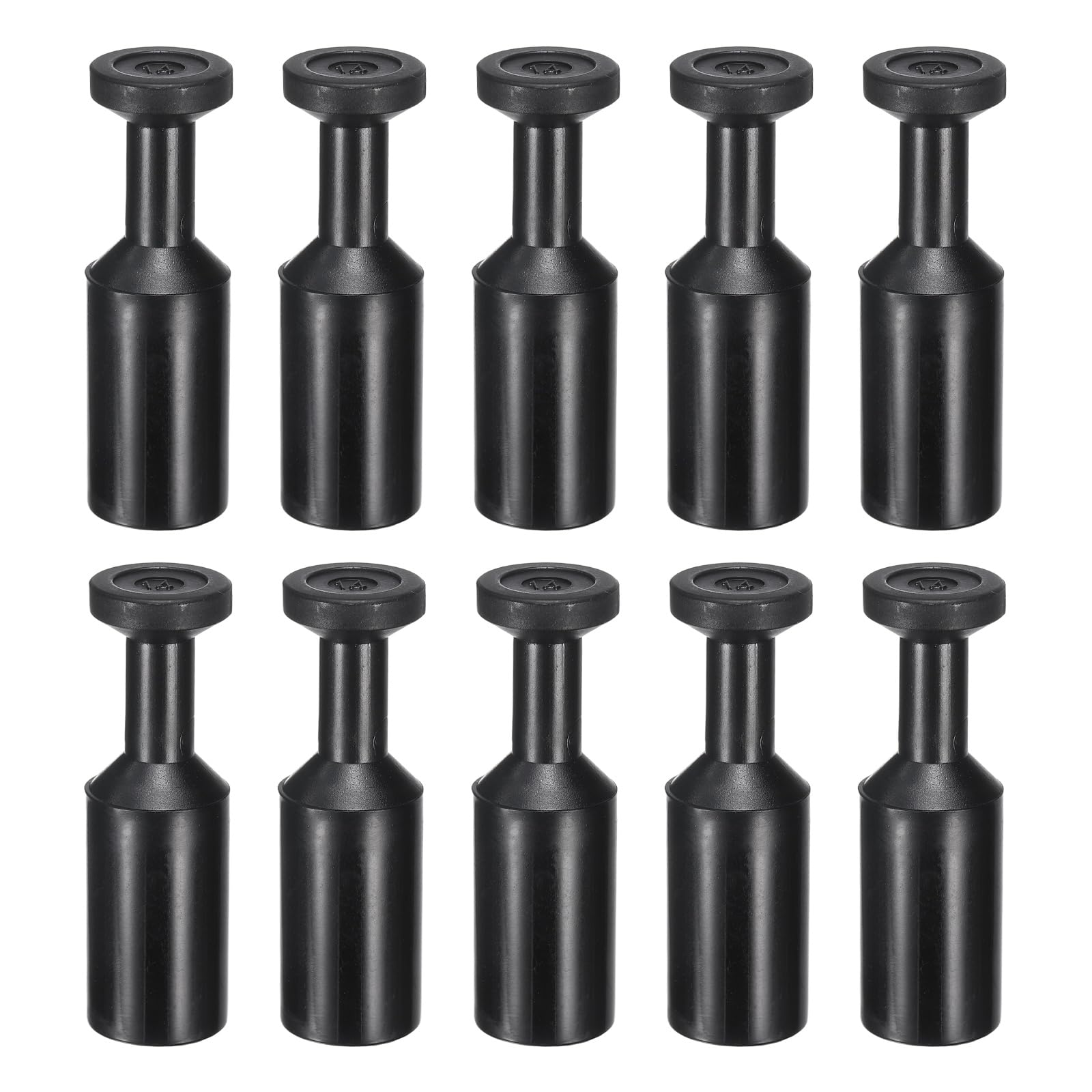 sourcing map 15Pcs 9/16"(14mm) Tube OD Push-to-Connect Fittings Plug, Cap Style Pneumatic Blanking Plugs, Leak-Proof Air Push Connectors for Compressed Air Systems