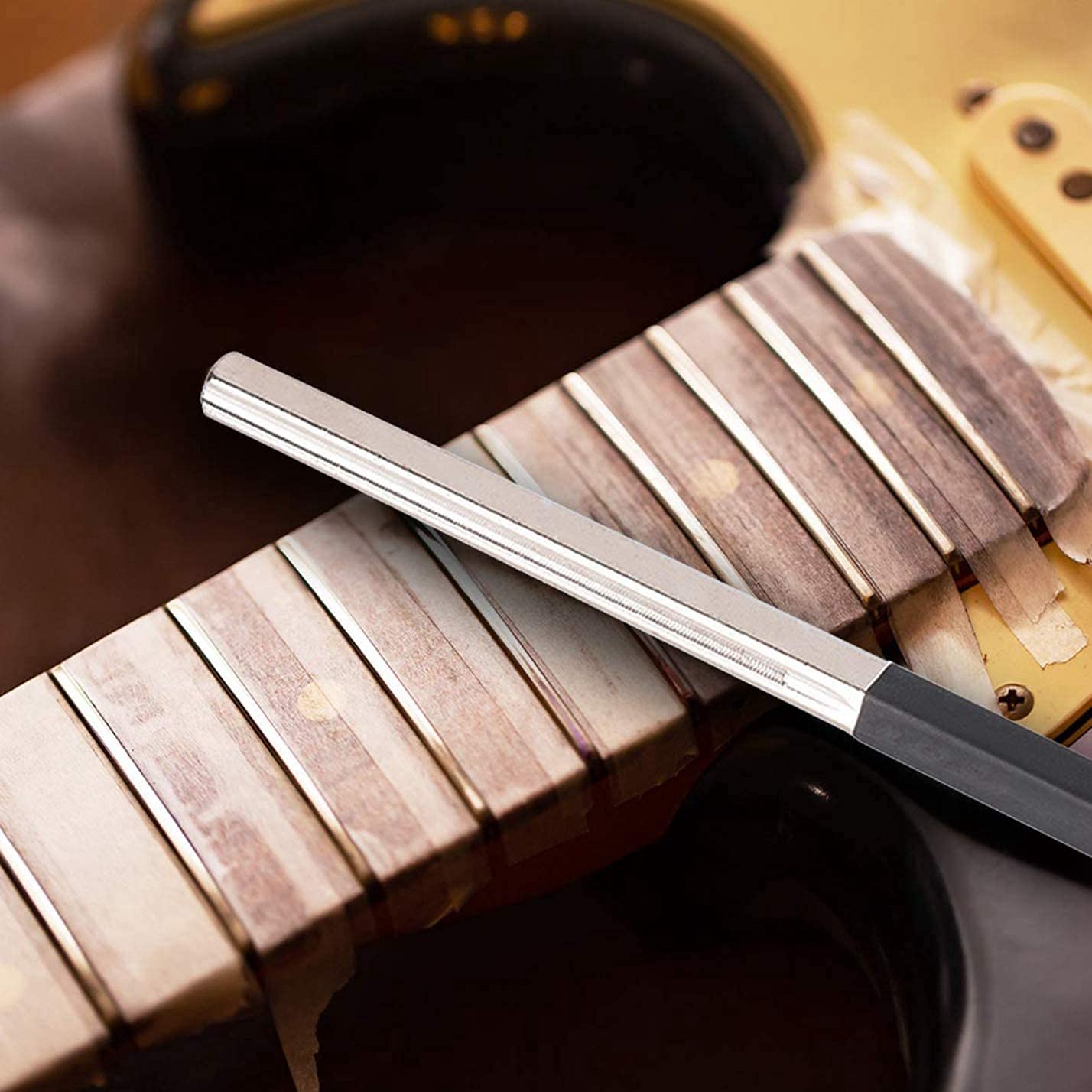 de coronación de trastes para guitarra, ukeleles, mandolina