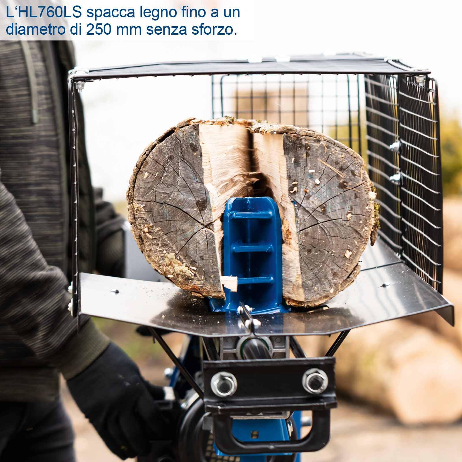 Scheppach spaccalegna HL760L Orizzontale | spaccalegna per Legna da ardere | spaccatore Idraulico | Elettrico 230V | Forza di Spacco 7tonnellate | Lunghezza di Spacco 520mm | Potenza 2200W