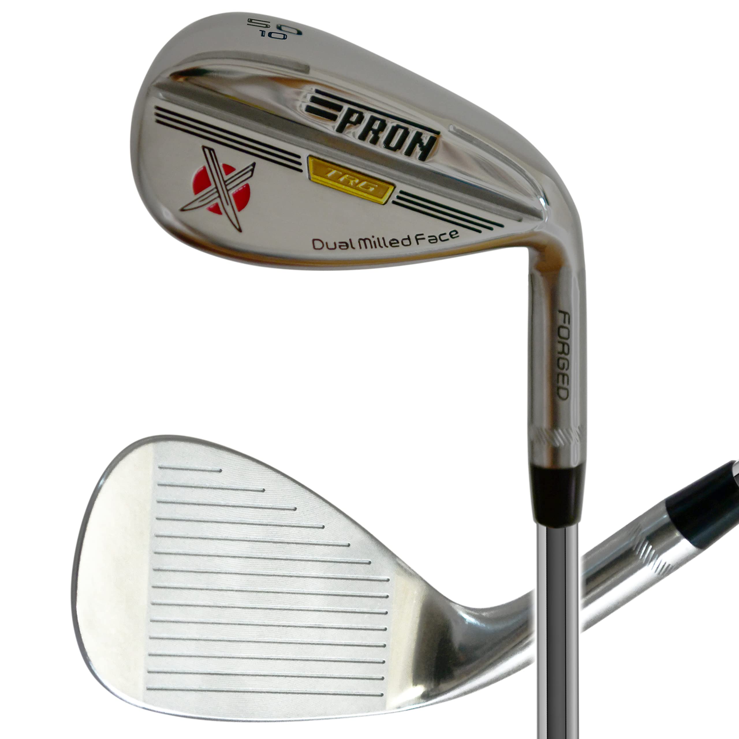 Japan Pron Wedge Set or Single Golf Club,TRG Model,Chrome Finish,50 Degree,10 Bounce,Approach,Steel Shaft — image 1