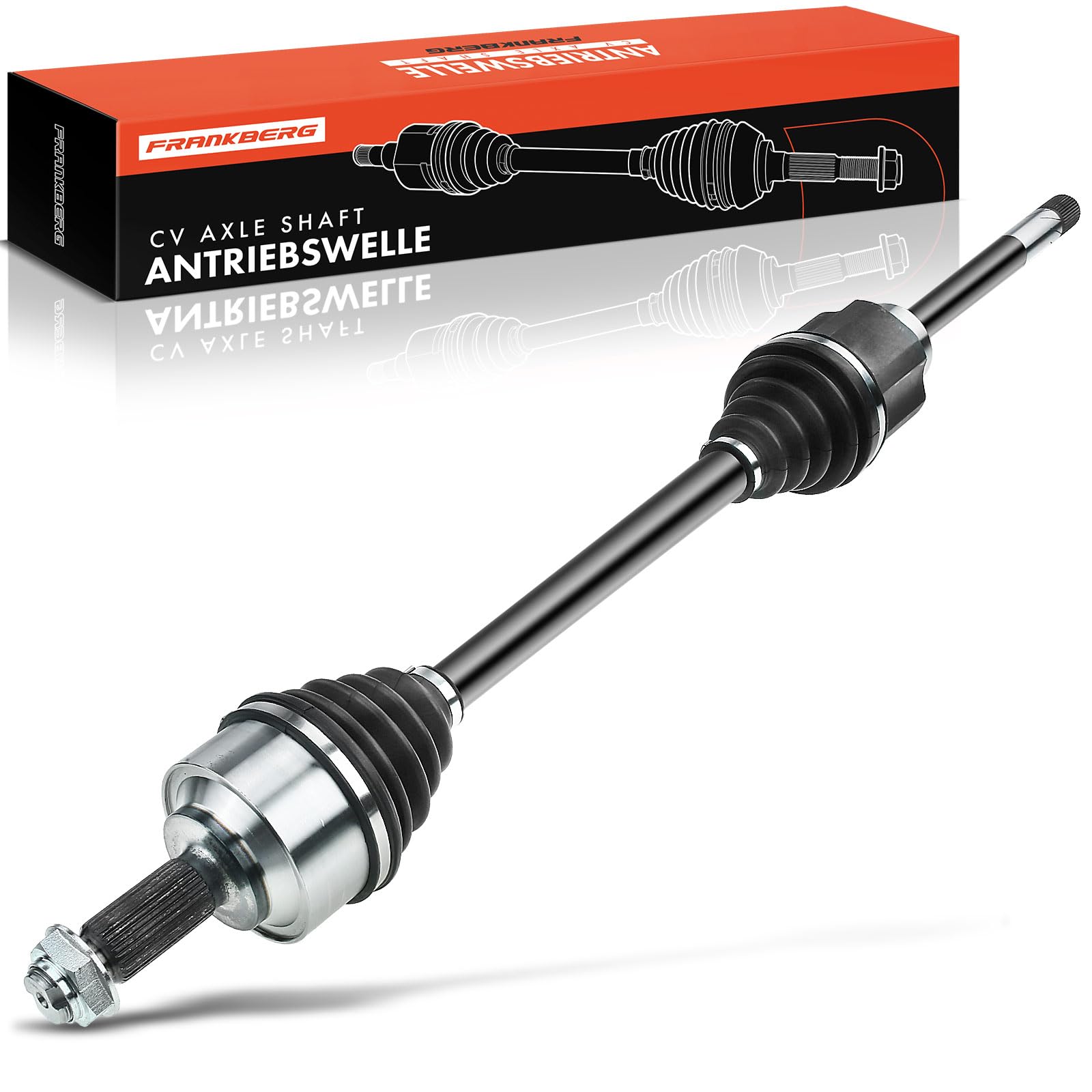 Frankberg Eje motriz Eje de transmisión Caja de cambios manual Eje delantero Derecha sin ABS-Ring Compatible con Marco Polo Camper W447 160-200 Replace# A4473302000