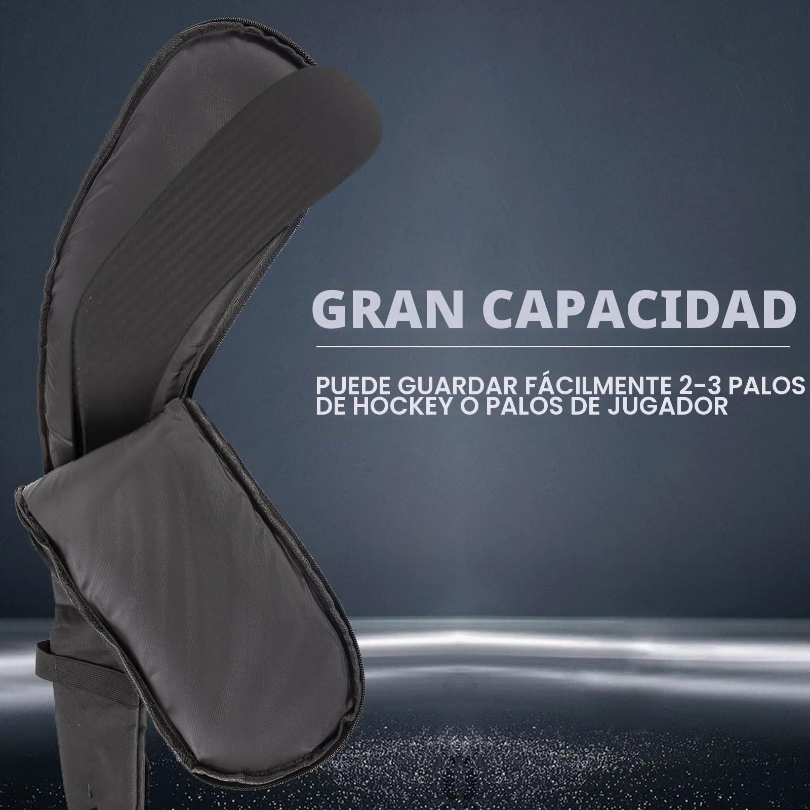 Bolsa para Palos de Hockey Portátil Con Correa para el Hombro - para Hombres, Mujeres y Adultos - Accesorios y Regalos