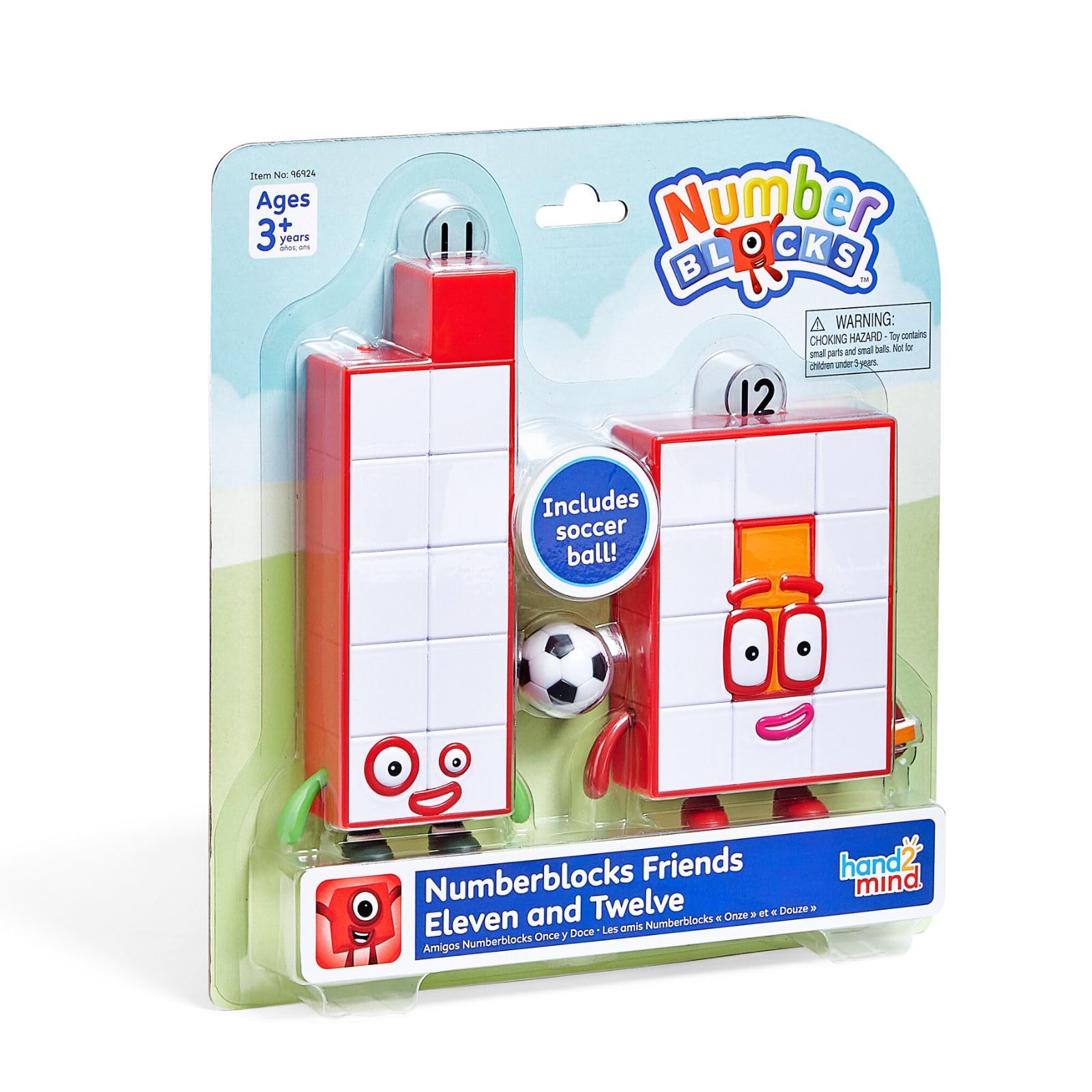 Numberblocks 96924 96924 Friends 11 12 Character Figures 3 Pieces