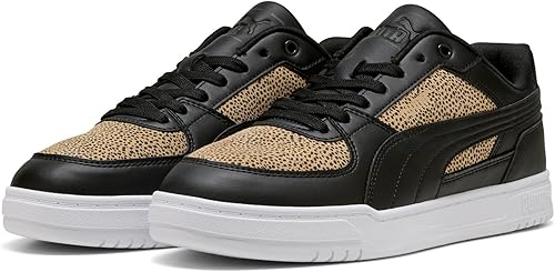 PUMA Baskets Unisexes CAVEN III TOPCAT - Noir et Blanc - Amande grillée - 46 EU,